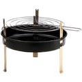 Heat Wave 5 12 in. Round Table Top Barbecue Grill HE947785